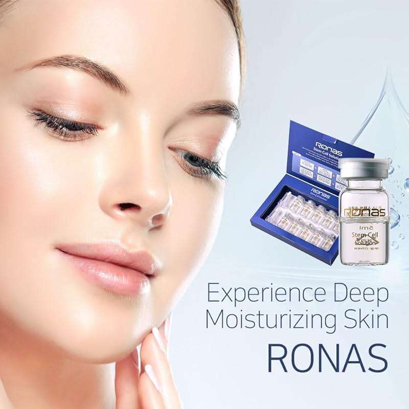 Ronas Stem Cell Solution ampoules Anti Aging Formula Best Anti Aging Serum Plant Stem Cells Hyaluronic Acid Restore Replenish Skin Smooth Wrinkles All Skin type 0.16oz 10vial - Image 8