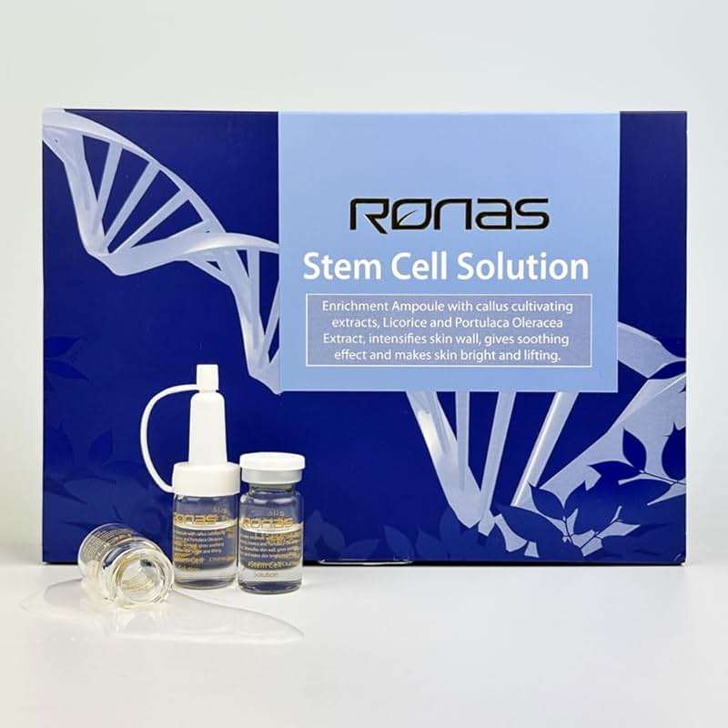 Ronas Stem Cell Solution ampoules Anti Aging Formula Best Anti Aging Serum Plant Stem Cells Hyaluronic Acid Restore Replenish Skin Smooth Wrinkles All Skin type 0.16oz 10vial - Image 9