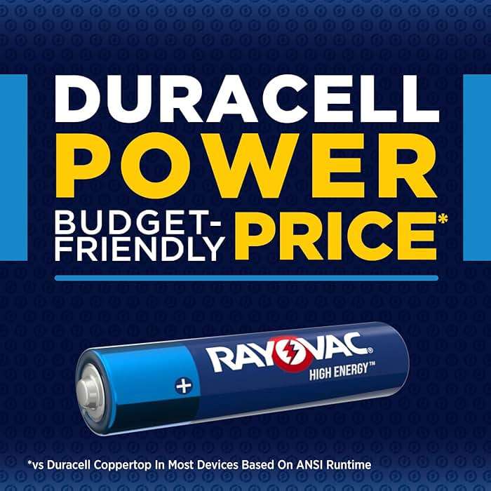 Rayovac High Energy AAA Batteries (60 Pack), Alkaline Triple A Batteries - Image 2