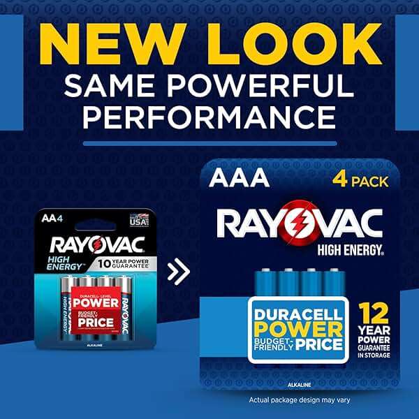 Rayovac High Energy AAA Batteries (60 Pack), Alkaline Triple A Batteries - Image 7