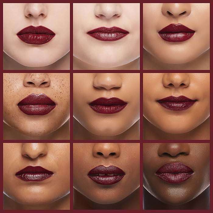 wet n wild Silk Finish Lipstick, Hydrating Rich Buildable Lip Color, Formulated with Vitamins A,E, & Macadamia for Ultimate Hydration, Cruelty-Free & Vegan - Dark Wine - Image 6