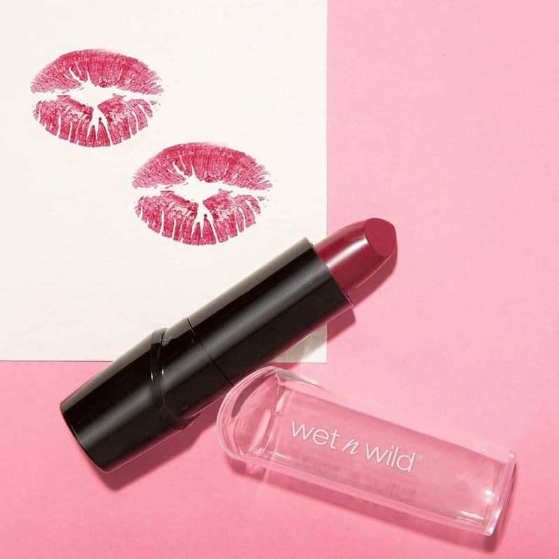 wet n wild Silk Finish Lipstick, Hydrating Rich Buildable Lip Color, Formulated with Vitamins A,E, & Macadamia for Ultimate Hydration, Cruelty-Free & Vegan - Just Garnet - Image 6