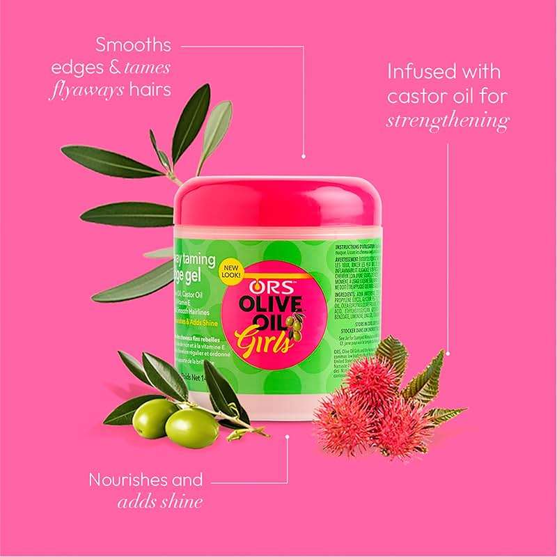 ORS Olive Oil Girls Fly-Away Taming Edge Gel with Vitamin E 5.0 Ounces - Image 4