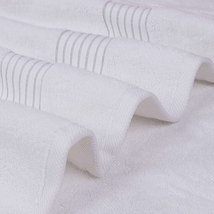 Utopia Towels Luxurious Bath Towels Set, 27 x 54 Inches 100% Ring Spun Cotton, 4 Pack White - Image 4