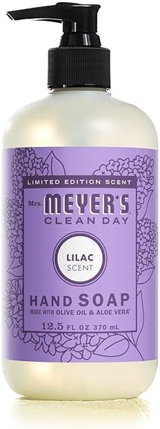 MRS. MEYER'S CLEAN DAY Hand Soap,Lilac Scent, 12.5 Fl Oz Bottle - Product Image