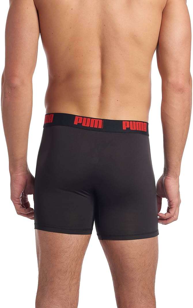 PUMA Men's 3 Pack Performance Boxer Brief - Image 2