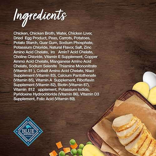 Blue Buffalo Blue’s Stew Country Chicken Stew Natural Grain Free Wet Dog Food with Real Chicken, Peas, Carrots, & Potatoes in Thick Savory Gravy, Natural Ingredients, 12.5-oz Cans (12 Count) - Image 5