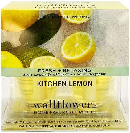 Bath & Body Works Wallflowers Home Fragrance Refill Bulbs 2 Pack Kitchen Lemon - Image 2