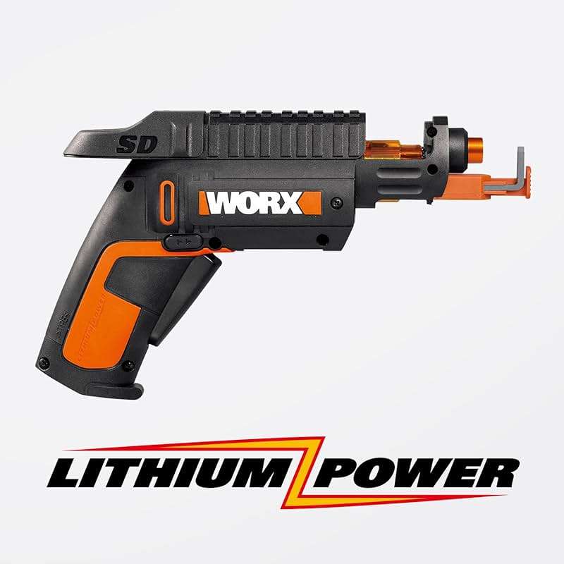 Worx 4V Electric Screwdriver, Rechargeable Cordless Power Screwdriver Set with 6 Bits, Screw Holder, Charger - WX255L - Image 12