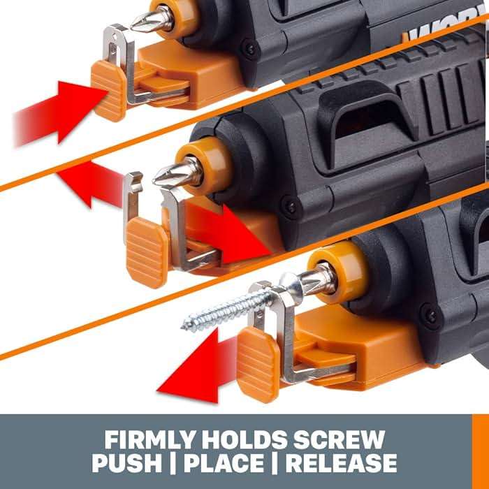 Worx 4V Electric Screwdriver, Rechargeable Cordless Power Screwdriver Set with 6 Bits, Screw Holder, Charger - WX255L - Image 4