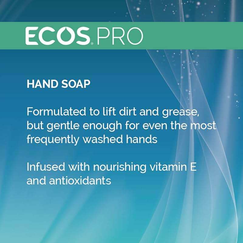 ECOS PRO Hand Soap Refill | Hypoallergenic | Readily Biodegradable Formula | With Vitamin E & Antioxidants | Made In The USA | Orange Blossom 1 GALLON/ 128 Fl Oz (Pack of 4) - Image 4