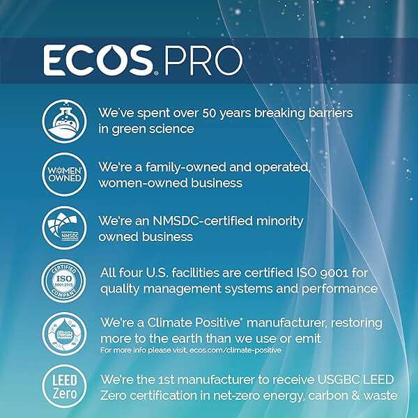 ECOS PRO Hand Soap Refill | Hypoallergenic | Readily Biodegradable Formula | With Vitamin E & Antioxidants | Made In The USA | Orange Blossom 1 GALLON/ 128 Fl Oz (Pack of 4) - Image 7