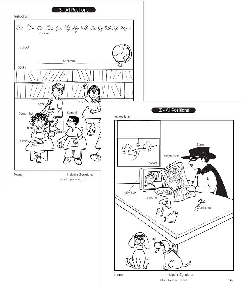 Super Duper Publications | 134 Sound-Loaded Scenes for Articulation: 20 Sounds plus Blends Book | Educational Learning Resource for Children - Image 5