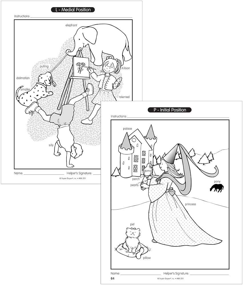 Super Duper Publications | 134 Sound-Loaded Scenes for Articulation: 20 Sounds plus Blends Book | Educational Learning Resource for Children - Image 7