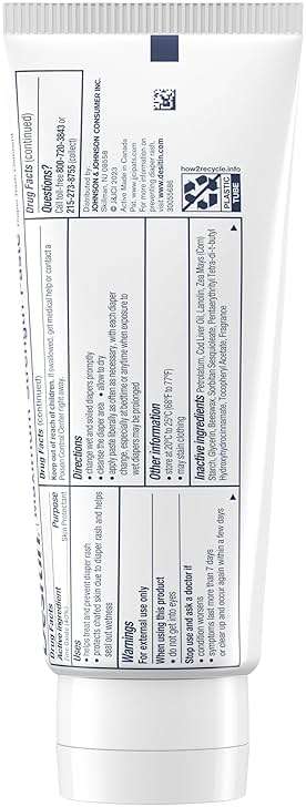 Desitin Maximum Strength Paste, 40% Zinc Oxide Paste, Diaper Rash Healing Ointment for Immediate Relief, Dermatologist Pediatrician Tested, Helps Heal Diaper Rash, Protects Up to 12 Hours, 4.8 Oz Tube - Image 9