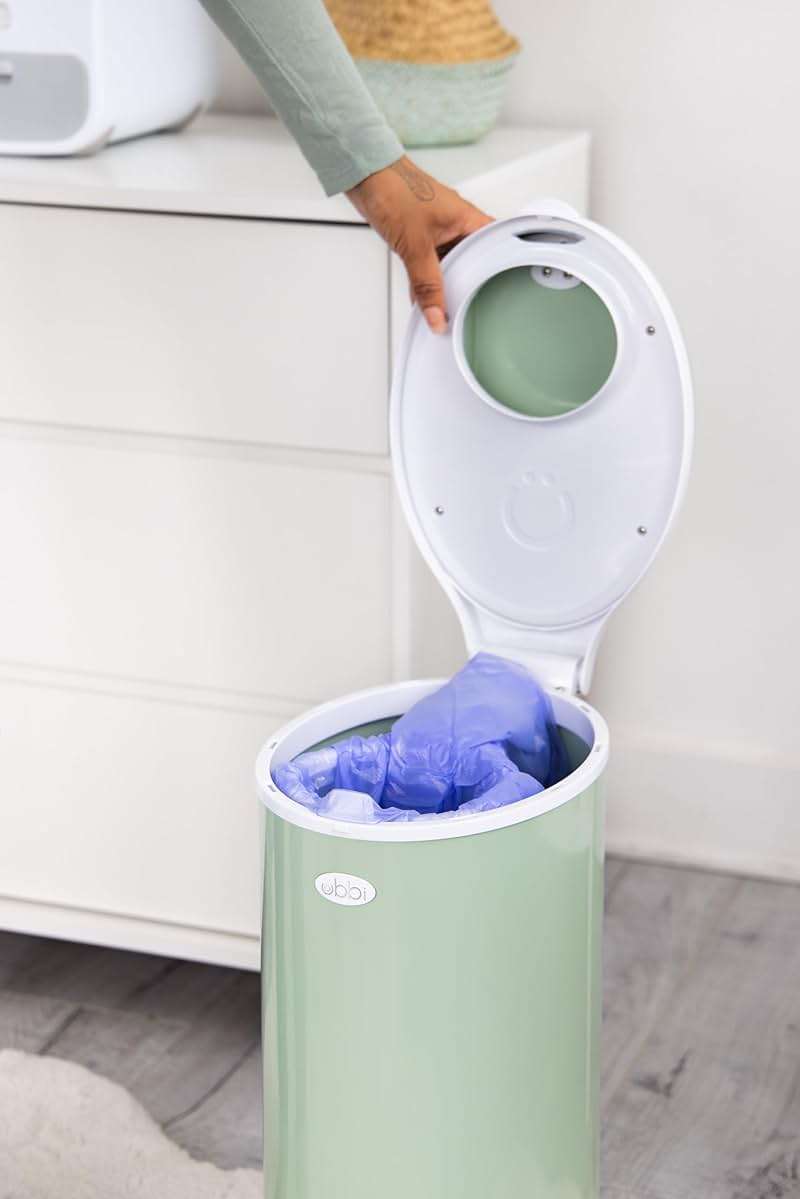 Ubbi Diaper Pail Plastic Bags, Disposable Baby Waste Bags, 3 Pack, 75 Count, 13-Gallon Bags - Image 2