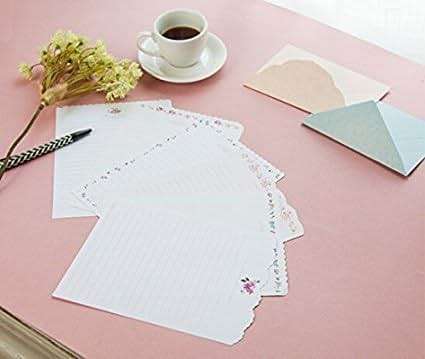 SCStyle 32 Cute Kawaii Lovely Special Design Writing Stationery Paper with 16 Envelope - 32 Letter paper (7.1x5.2 inch) by SCStyle - Image 2