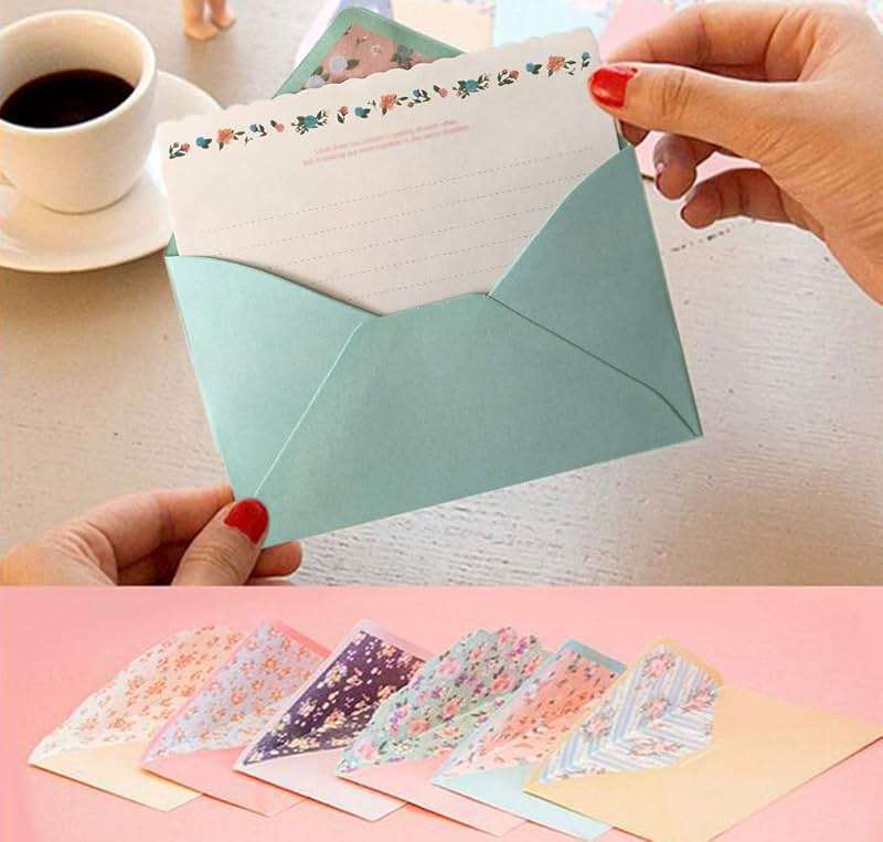 SCStyle 32 Cute Kawaii Lovely Special Design Writing Stationery Paper with 16 Envelope - 32 Letter paper (7.1x5.2 inch) by SCStyle - Image 3