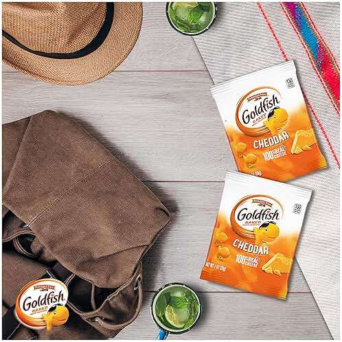 Goldfish Cheddar Crackers, 1.5 oz. Snack Packs, 30 Count - Image 6
