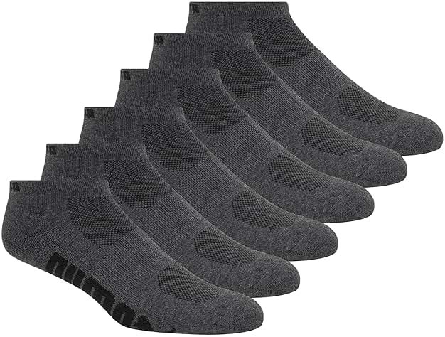 PUMA Men's 6 Pack Low Cut Socks - Product Image