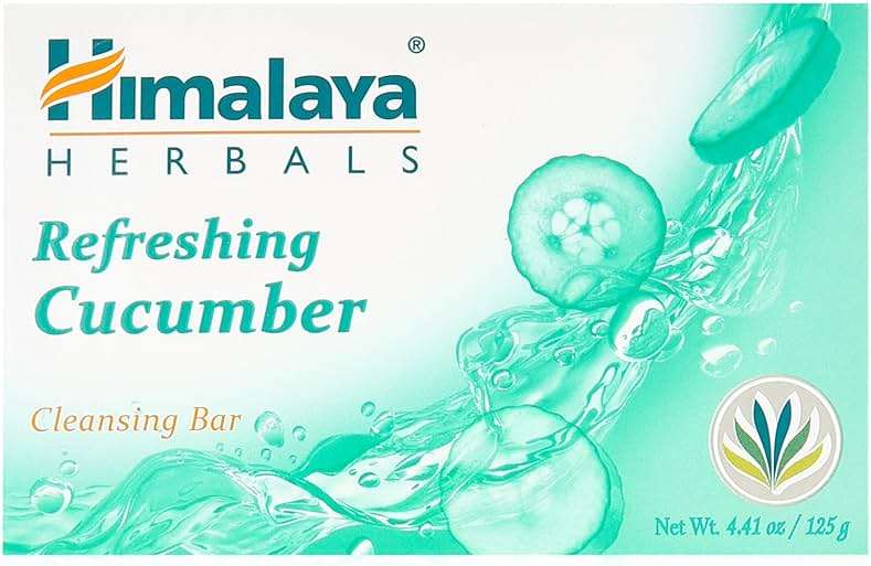 Himalaya Herbal Healthcare Refreshing Cucumber Cleansing Bar, 4.41 Ounce - Image 1