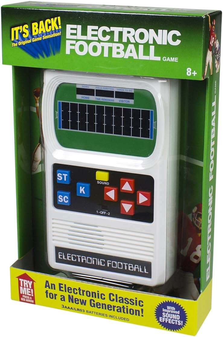 Basic Fun Classic, Retro Handheld Football Electronic Game, One Size Fits All - Image 4