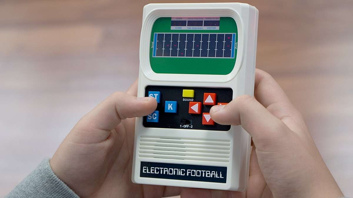 Basic Fun Classic, Retro Handheld Football Electronic Game, One Size Fits All - Image 8