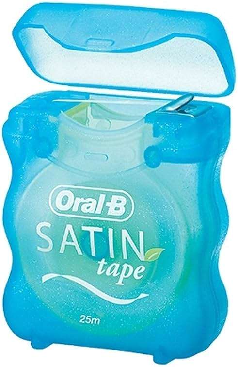 Oral-B Statin Tape Dental Floss 25m (12 Units) by Oral-B Satin Tape Mint - Image 3