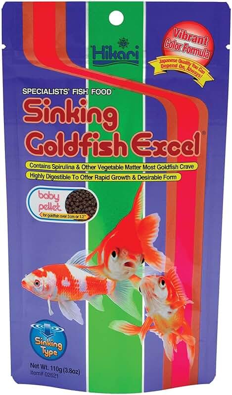 Hikari Sinking Goldfish Excel Fish Food, 3.8 oz. (110g) - Product Image