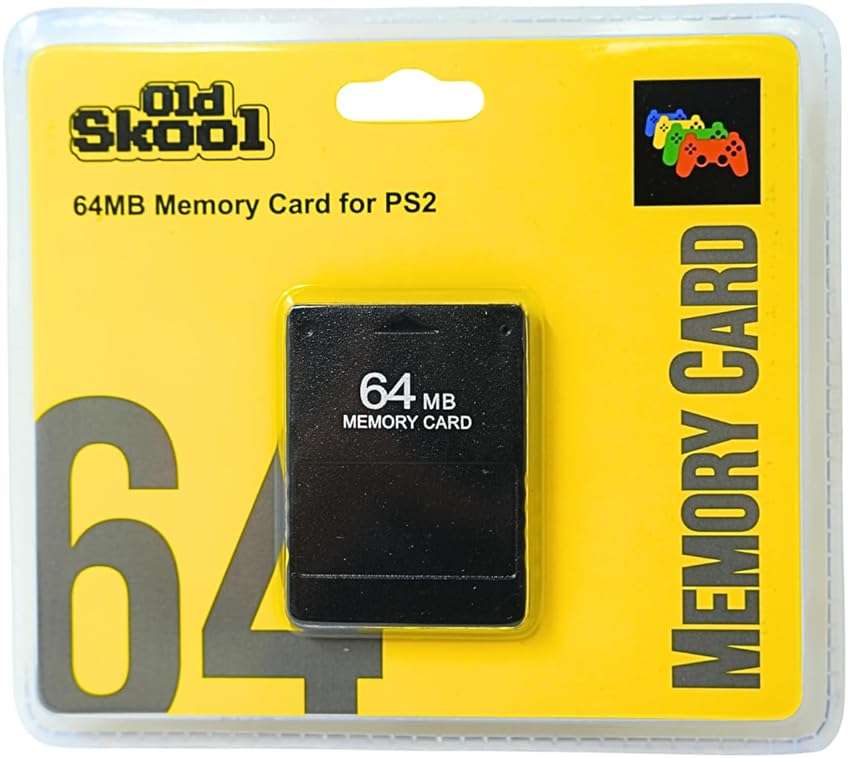 OLD SKOOL 64MB Memory Card Game Memory Card for Sony Play Station 2 PS2 - Image 1