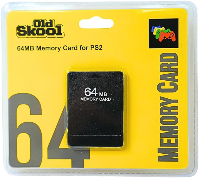 OLD SKOOL 64MB Memory Card Game Memory Card for Sony Play Station 2 PS2 - Product Image