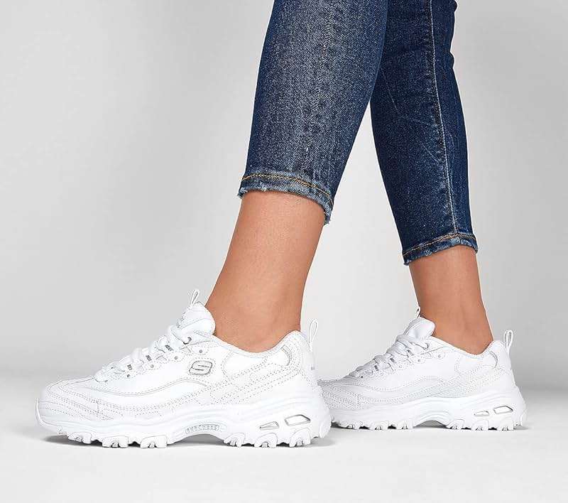 Skechers Women's D'Lites Fresh Start Memory Foam Lace-up Sneaker - Image 2