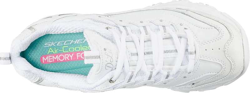Skechers Women's D'Lites Fresh Start Memory Foam Lace-up Sneaker - Image 7