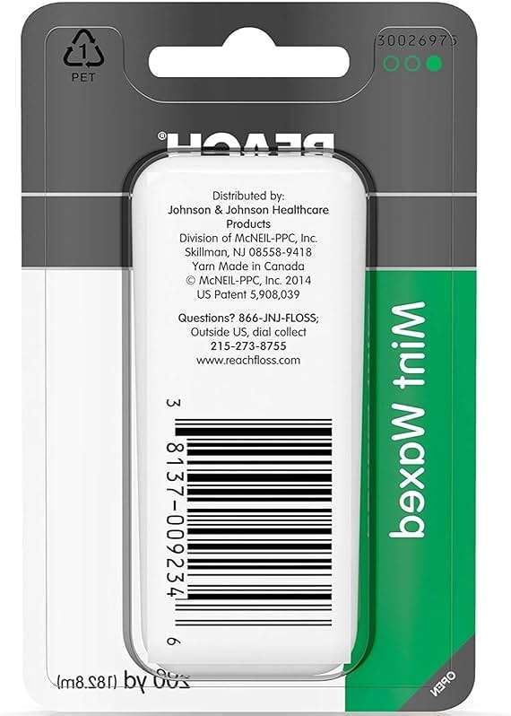 REACH Mint Waxed Floss 200 Yards (Pack of 2) - Image 9