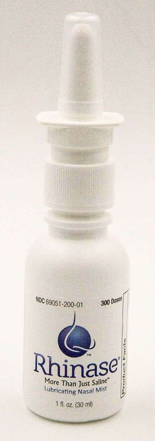 Rhinase Allergy Relief Saline Nasal Spray – Steroid Free, Dual Wetting Agent & Salt Formulation, 300 Sprays for Dry Nose, Allergy, nosebleeds from Nasal Dryness - Image 4