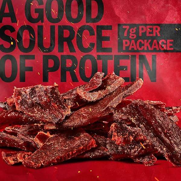 Jack Link's Teriyaki Beef Jerky Multipack - (5 Pack) 0.625 oz Bags - Ready to Eat Real Meat Protein Snacks - 7g Protein per Serving - Made with 100% Real Beef - Image 5