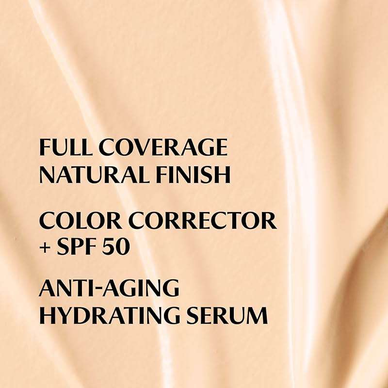 IT Cosmetics CC+ Cream - Natural Full Coverage Foundation With SPF 50+, Color Corrector & Anti-Aging Hydrating Serum, Hyaluronic Acid + Peptides, Lightweight Up To 24H Wear, All Skin Types - Image 3