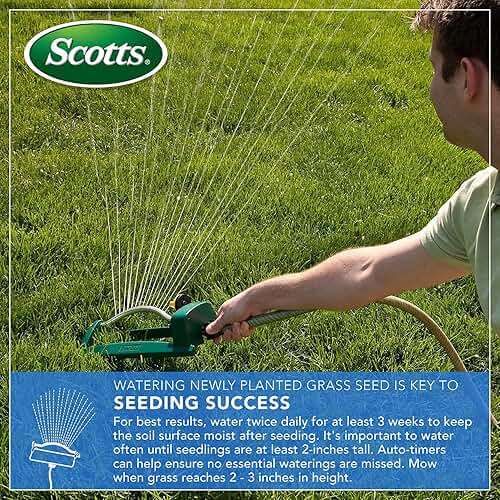Scotts EZ Seed Patch & Repair for Sun and Shade - Combination Mulch, Sun and Shade Grass Seed & Fertilizer for Bare Spots & Lawn Patch Repair, Covers up to 85 sq. ft., 3.75 lb. - Image 2