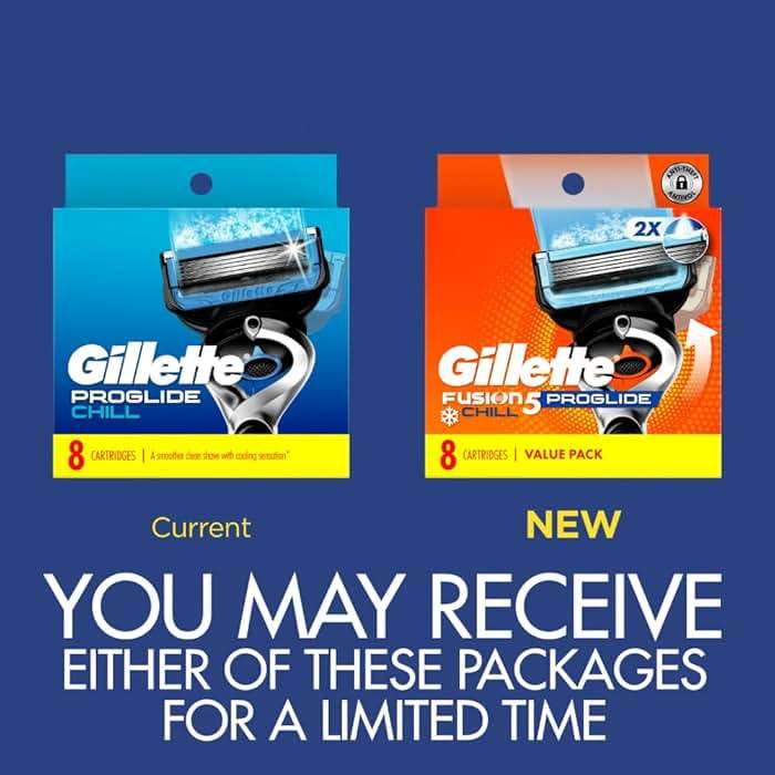 Gillette Fusion5 ProShield Chill Men's Razor Blades, 8 Blade Refills - Image 2