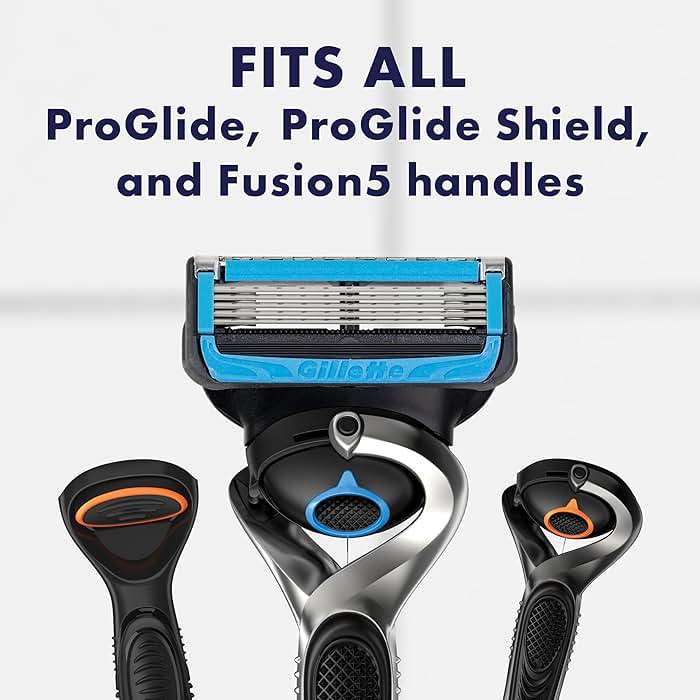 Gillette Fusion5 ProShield Chill Men's Razor Blades, 8 Blade Refills - Image 9