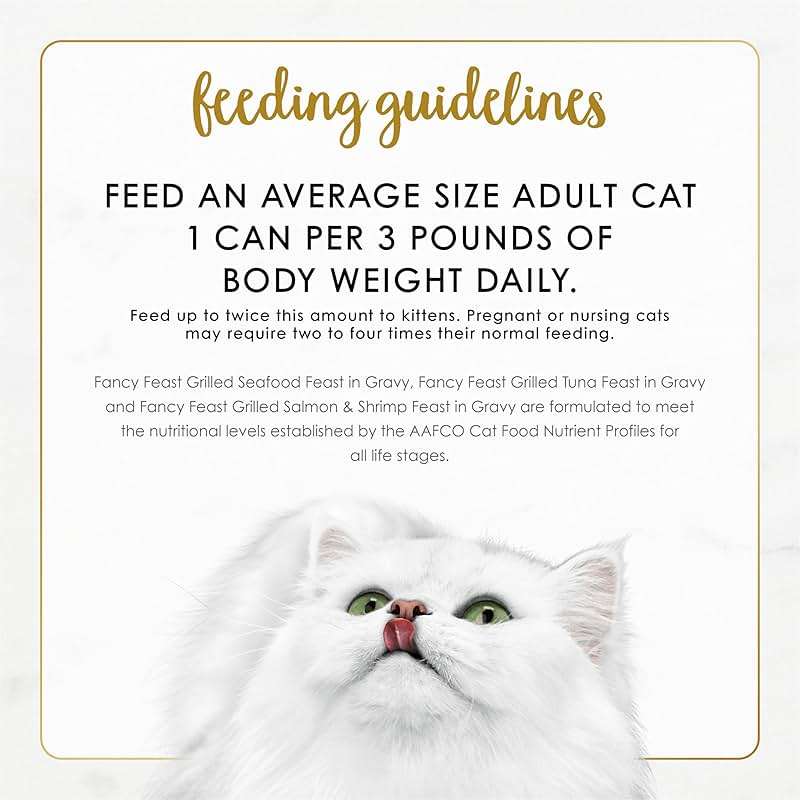 Purina Fancy Feast Grilled Wet Cat Food Seafood Collection in Wet Cat Food Variety Pack - (Pack of 30) 3 oz. Cans - Image 9
