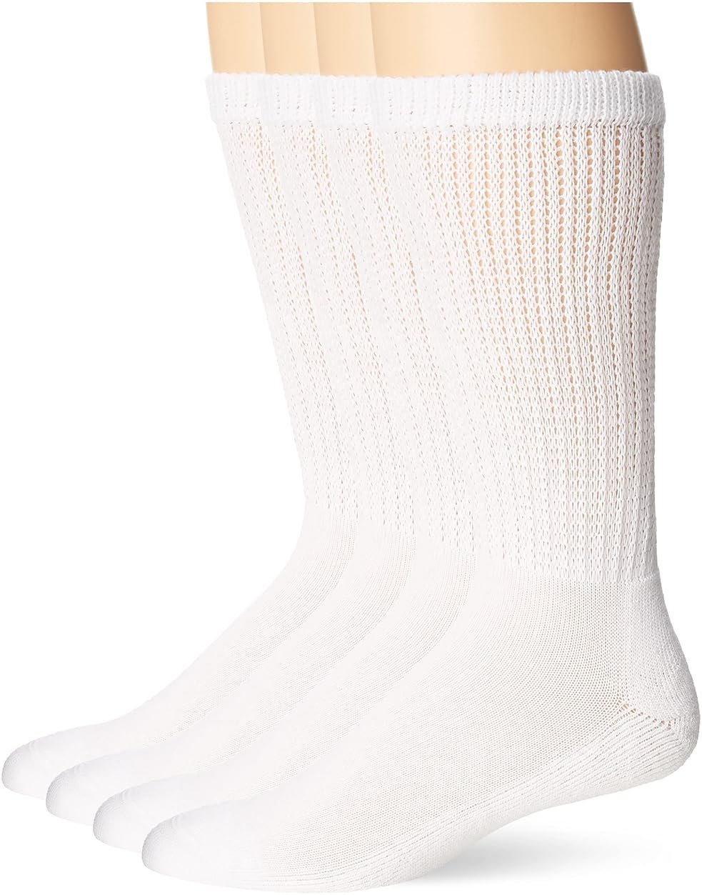 MediPeds Men's Crew Socks (4-Pairs) - Product Image