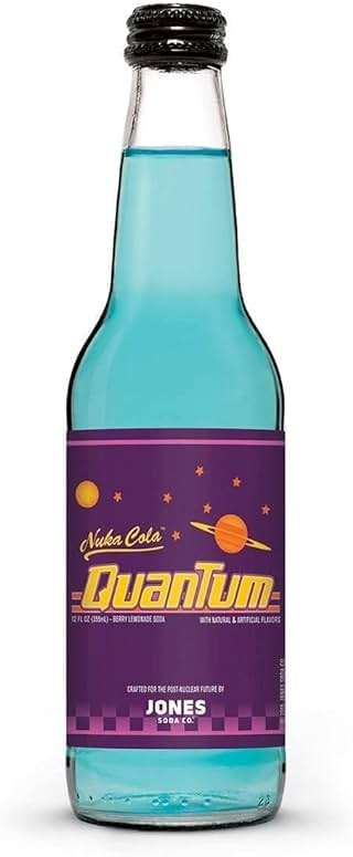 Fallout Nuka-Cola Quantum Soda by Jones Soda 12oz Berry Flavored Drink | Fallout - Image 1