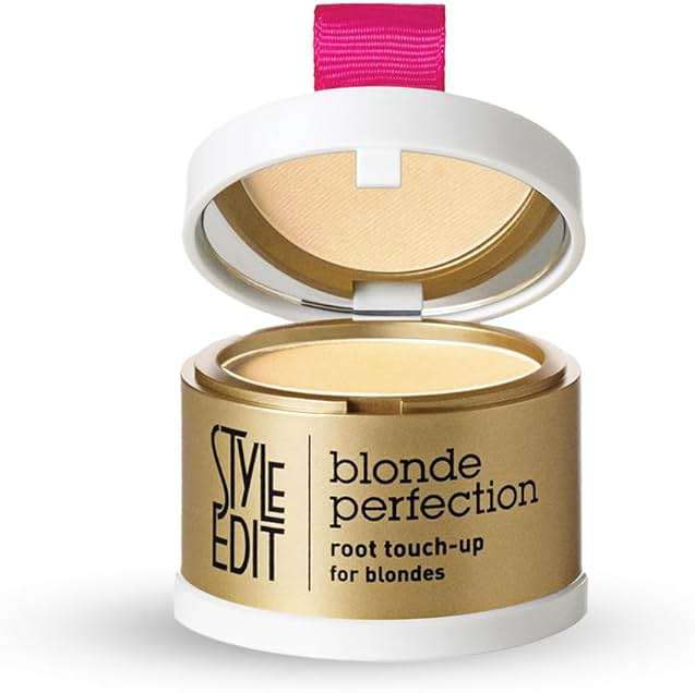 Style Edit Root Touch Up Powder | Temporary Hair Color for Gray Roots and Thinning Hair | Salon-Quality, Transfer-Resistant Hair Concealer | Light Blonde, 0.14 oz (Pack of 1) - Image 1