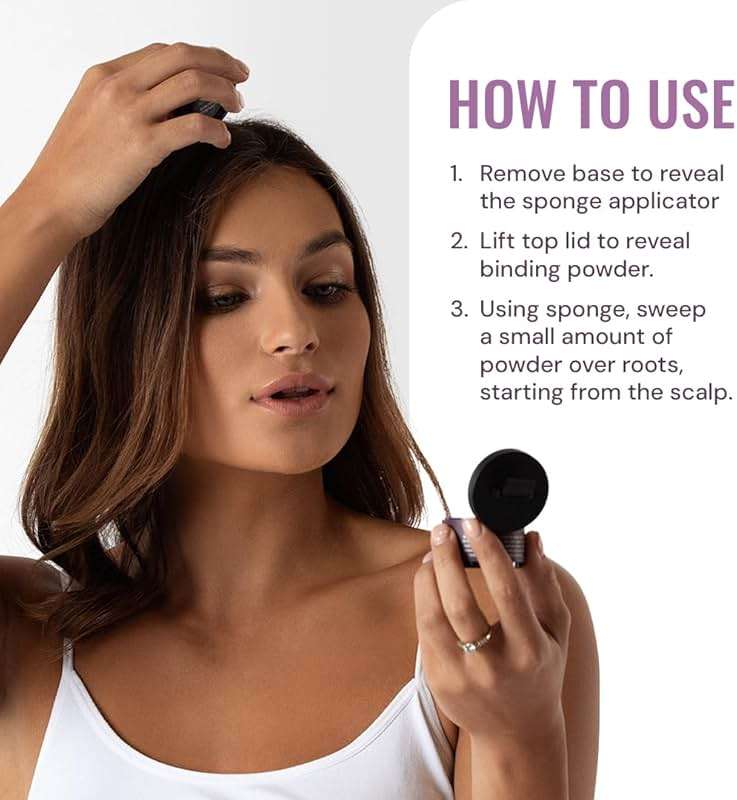 Style Edit Root Touch Up Powder | Temporary Hair Color for Gray Roots and Thinning Hair | Salon-Quality, Transfer-Resistant Hair Concealer | Light Blonde, 0.14 oz (Pack of 1) - Image 3