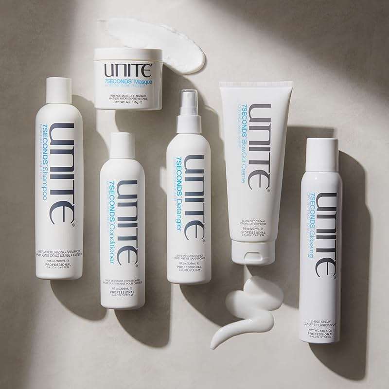UNITE Hair 7SECONDS Shampoo - Moisture, Shine, Protect, 10 fl oz | Moisturizing Daily Shampoo, Coconut, Pro-Vitamin B5 & Vegetable Proteins, Shine & UV/Thermal Protection - Image 4