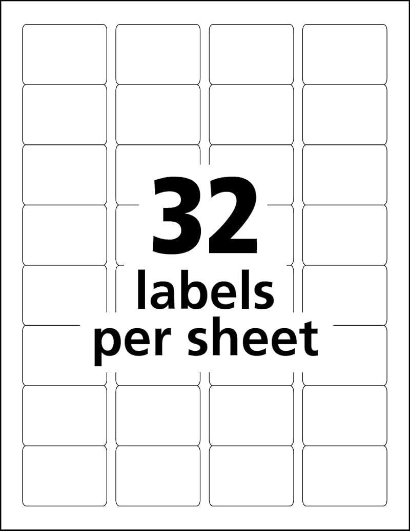Avery Durable ID Labels, Permanent Adhesive, 1-1/4" x 1-3/4", Pack of 256 (6791) - Image 5