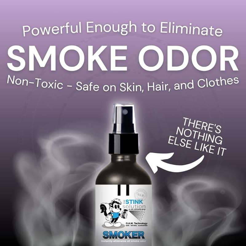 The Stink Solution Smoke Odor Eliminator Spray - Completely Remove Smoke Smell From House, Car, Clothes, Hands, Hair, & More - Best Odor Eliminator For Smoke - Bamboo Teak Fragrance - 2 16 oz Bottles - Image 4