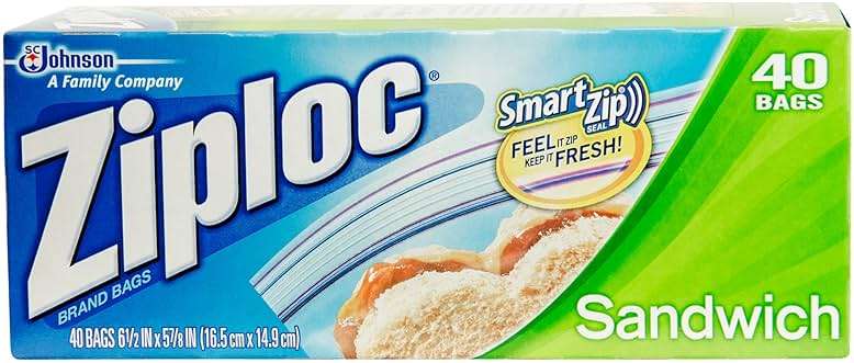 Ziploc Sandwich Bags (40-Count, 12-Pack) - Image 2