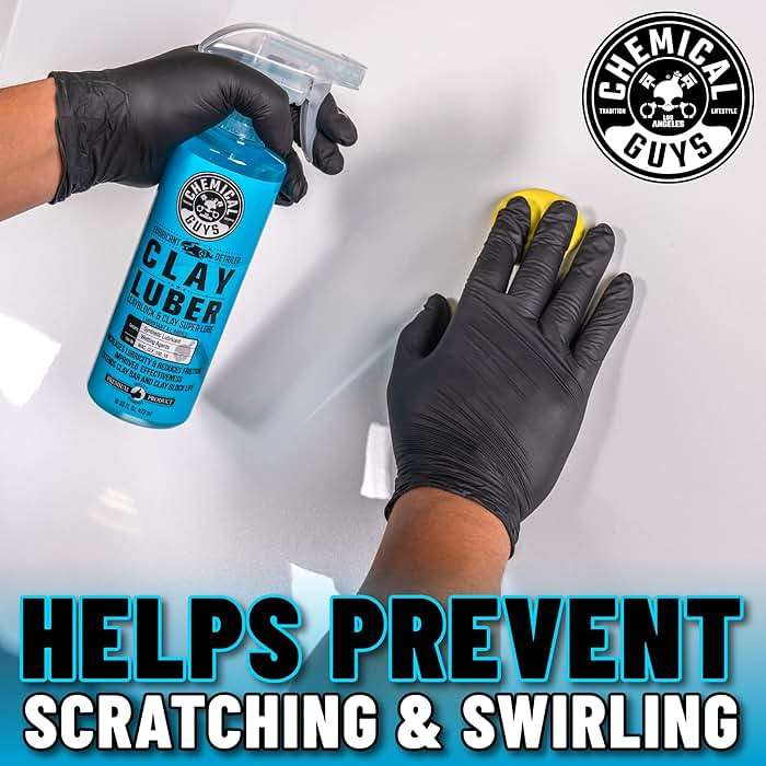 Chemical Guys Clay Bar and Luber Synthetic Lubricant Kit - Light/Medium Duty OG Clay Bar for Removing embedded dirt from Paint, Glass, and Metal, Essential Detailing Accessory - 2 Items - Image 11